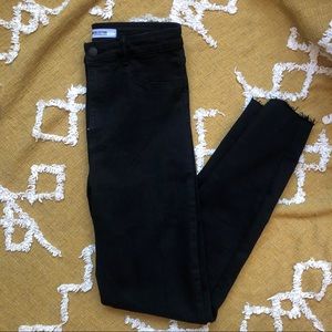 Zara black ripped jeans